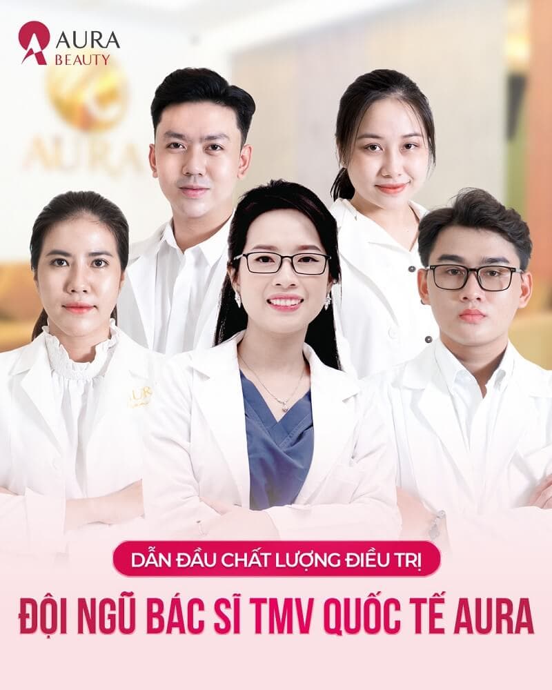 Đội ngũ bác sĩ chuyên môn tại thẩm mỹ viện Aura