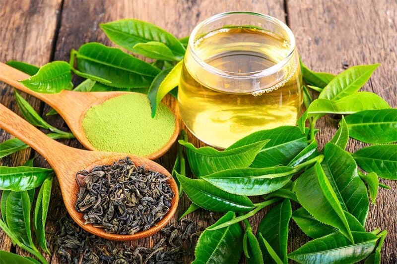 Trị nám bằng trà xanh